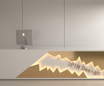 Modern Reception Desk-ID:630819082