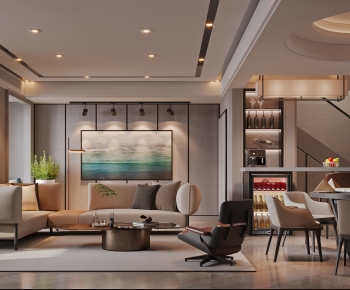 Modern A Living Room-ID:636269099