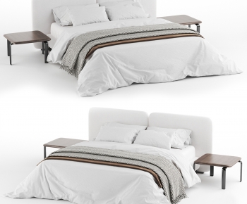 Modern Double Bed-ID:603050951