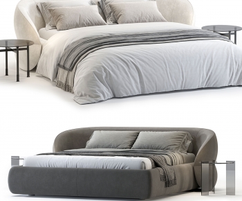 Modern Double Bed-ID:635992056