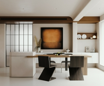 Wabi-sabi Style Dining Room-ID:929203997