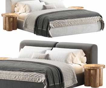 Modern Double Bed-ID:252643111