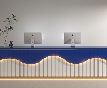 Modern Reception Desk-ID:698710921