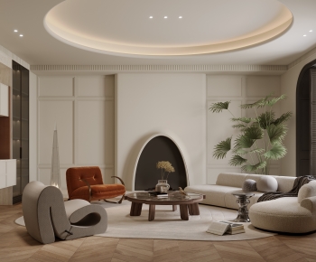 French Style A Living Room-ID:927967071