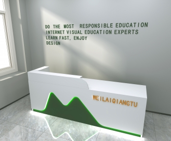 Modern Reception Desk-ID:949635984