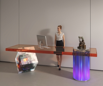 Modern Reception Desk-ID:892015932