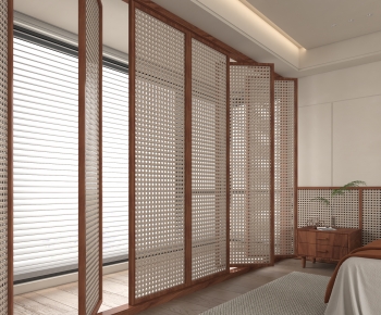 Modern Wooden Screen Partition-ID:355015998