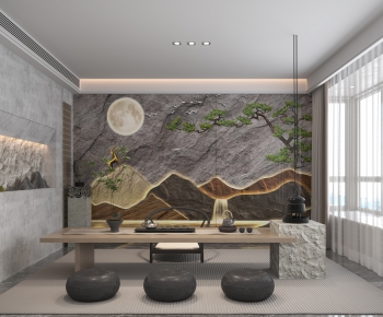 New Chinese Style Tea House-ID:801740883