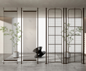 Modern Metal Screen Partition-ID:365700961