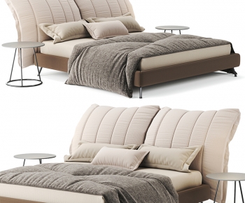 Modern Double Bed-ID:953573947