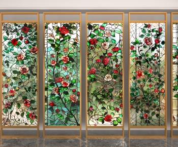 Modern Glass Screen Partition-ID:602873093