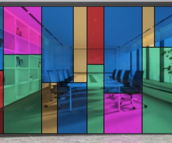 Modern Glass Screen Partition-ID:475873958