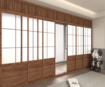 Modern Wooden Screen Partition-ID:113799618