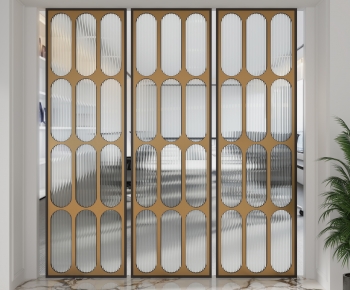 Modern Glass Screen Partition-ID:306260634