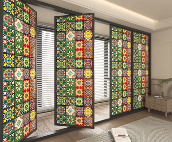 Modern Wooden Screen Partition-ID:814465056