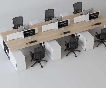 Modern Office Desk And Chair-ID:138973959