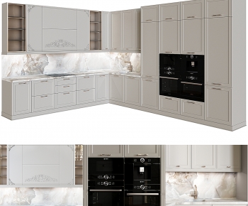 Simple European Style Kitchen Cabinet-ID:584213978