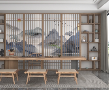 New Chinese Style Tea House-ID:188230995