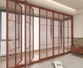 Modern Wooden Screen Partition-ID:324708941