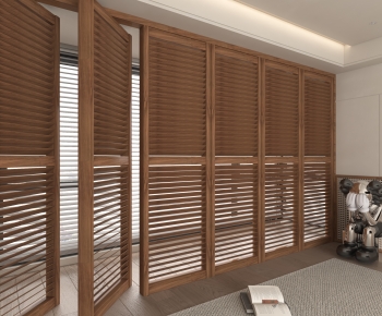 Modern Wooden Screen Partition-ID:441993959