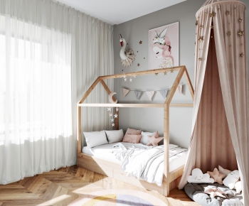 Nordic Style Girl's Room Daughter's Room-ID:295789961