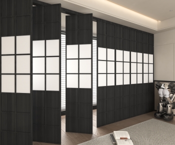 Modern Wooden Screen Partition-ID:341207986