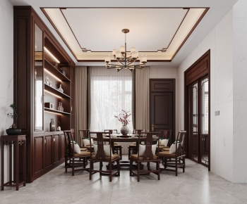 New Chinese Style Dining Room-ID:134217983