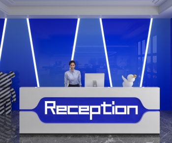 Modern Reception Desk-ID:886492015