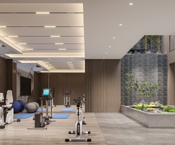 Modern Home Fitness Room-ID:471986063