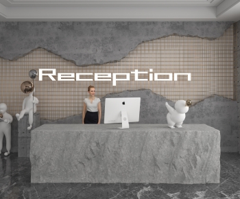 Modern Office Reception Desk-ID:138061064