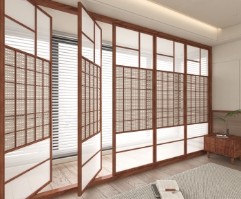 Modern Wooden Screen Partition-ID:641576057