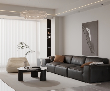 Modern A Living Room-ID:702591907