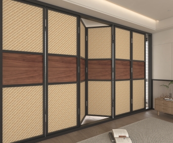 Modern Wooden Screen Partition-ID:890336045