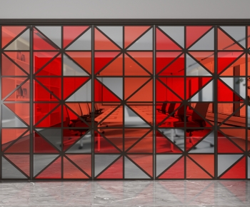 Modern Glass Screen Partition-ID:179918055