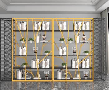 Modern Bookshelf-ID:370209931