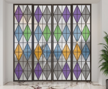 Modern Glass Screen Partition-ID:454843043