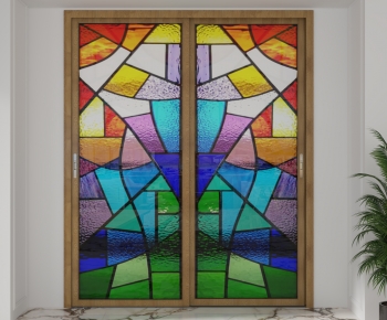 Modern Sliding Door-ID:838136917