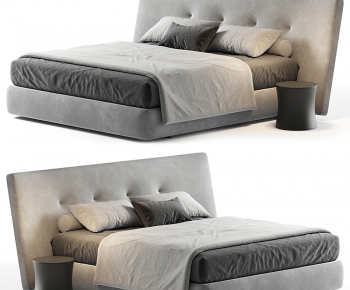 Modern Double Bed-ID:853606946