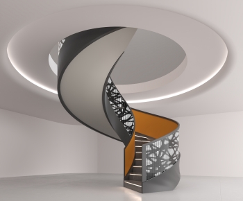 Modern Rotating Staircase-ID:365052947