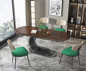 Modern Dining Table And Chairs-ID:300407897