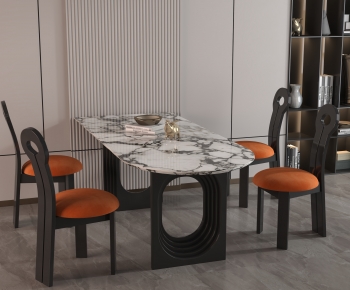 Modern Dining Table And Chairs-ID:807598115