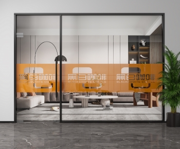 Modern Glass Screen Partition-ID:910954009