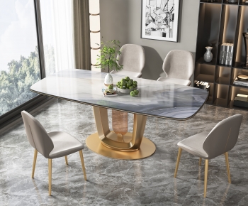 Modern Dining Table And Chairs-ID:542951114