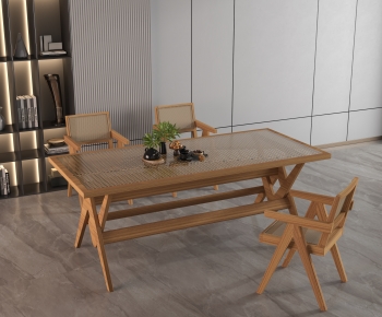 Nordic Style Dining Table And Chairs-ID:455472956