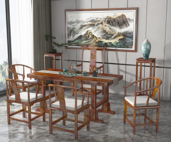 New Chinese Style Tea Tables And Chairs-ID:332968956