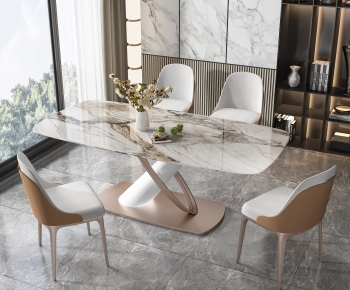 Modern Dining Table And Chairs-ID:327275996