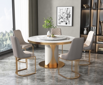 Modern Dining Table And Chairs-ID:568532941