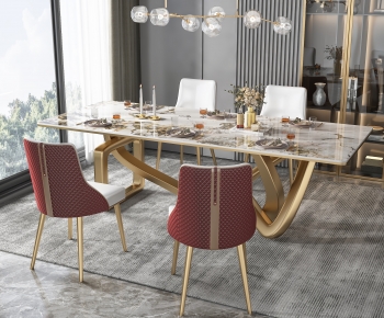 Modern Dining Table And Chairs-ID:289551975