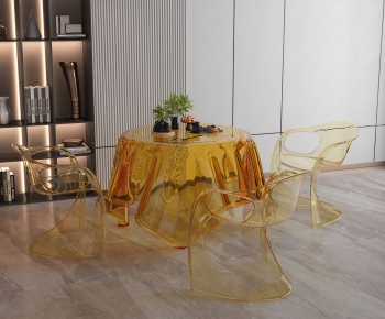 Modern Dining Table And Chairs-ID:529181004