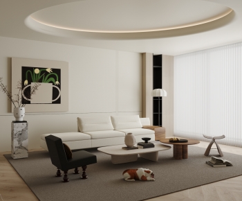 Modern A Living Room-ID:377386096